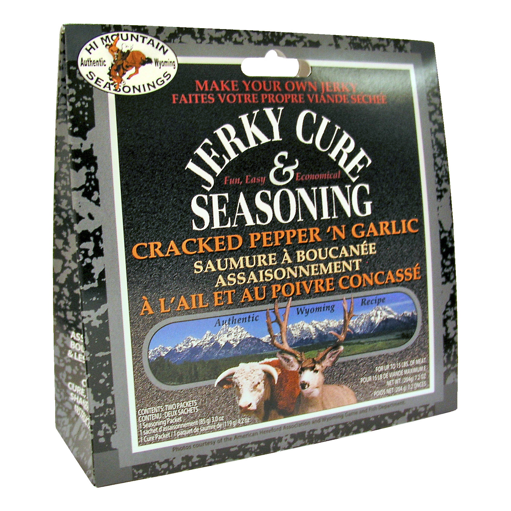 Hi Mountain Jerky Cure & Seasoning Cracked Pepper 'N Garlic Cabela's